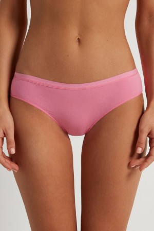 Dámské Kalhotky Tezenis Bavlněné Růžové | CZ-GM7263510