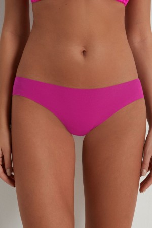 Dámské Kalhotky Tezenis Laser-Cut Bavlněné Recycled Lacezilian Růžové Fuchsie | CZ-UK1549027