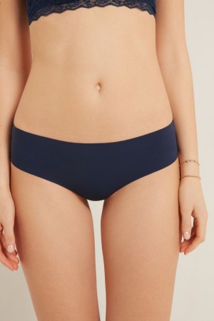 Dámské Kalhotky Tezenis Laser-Cut Microfiber Recycled Lacezilian Blankyt | CZ-MI3154679