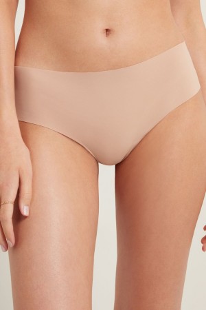 Dámské Kalhotky Tezenis Laser-Cut Microfiber Recycled Lacezilian Béžový Béžový Růžové | CZ-VN4501796