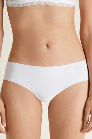 Dámské Kalhotky Tezenis Laser-Cut Microfiber Recycled Lacezilian Bílé | CZ-PH6087295