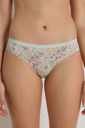 Dámské Kalhotky Tezenis Printed Bavlněné Floral Print | CZ-KQ5218096