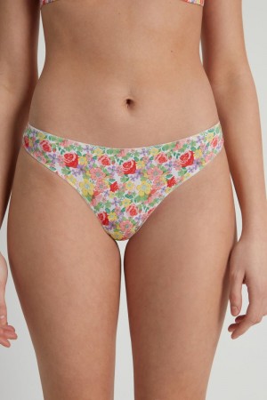 Dámské Kalhotky Tezenis Printed Microfiberzilian Floral Wildflower Print | CZ-NV4209671