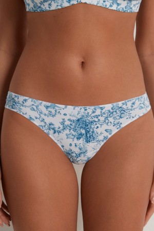 Dámské Kalhotky Tezenis Printed Microfiberzilian Blankyt | CZ-EV6821935