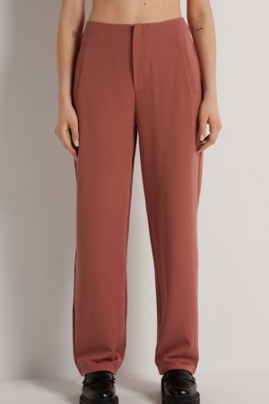 Dámské Kalhoty Tezenis Cloth Cigarette Růžové | CZ-YI5172480