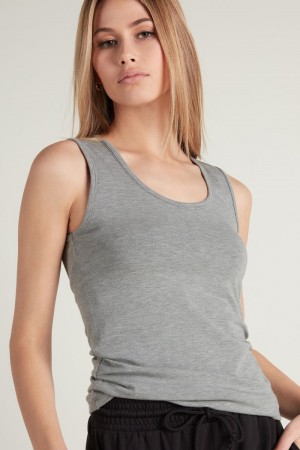 Dámské Košilky Tezenis Thermal Modal Šedé | CZ-DM8027914