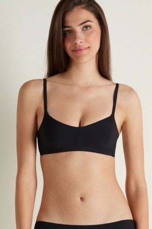 Dámské Podprsenky Tezenis Bali in Microfiber Černé | CZ-TC7132965