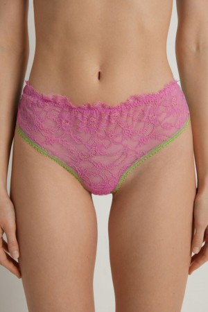 Dámské Podprsenky Tezenis Colors Emotionzilian Hipsters Viacfarebný Růžové Zelene Světle Blankyt | CZ-BV6243590