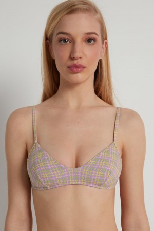 Dámské Podprsenky Tezenis Lisbon Triangle in Printed Bavlněné Viacfarebný | CZ-GL4820397