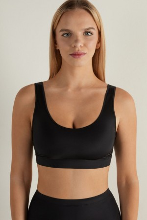 Dámské Podprsenky Tezenis Ultralight Shapingssiere Černé | CZ-UL8540137