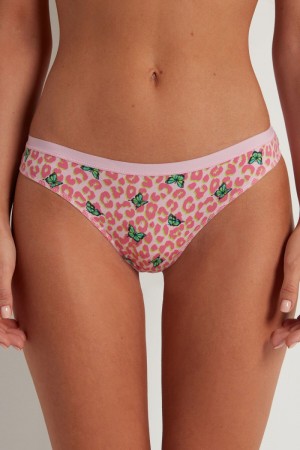 Dámské Slipy Tezenis Printed Cottonzilian Brief Spotted Butterfly Print | CZ-KQ8450713