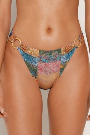 Dámské Spodní Díl Bikin Tezenis Chic Bamboo Viacfarebný | CZ-FO3817496