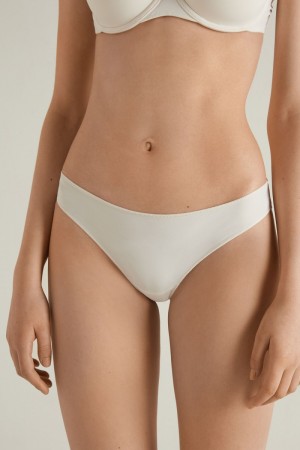 Dámské Spodní Prádlo Tezenis Microfiberzilian Bílé Bílé Krém | CZ-PD1234850