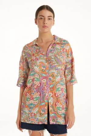 Dámské Sukně Tezenis Half-sleeve Cloth Oranžové | CZ-TH8463291