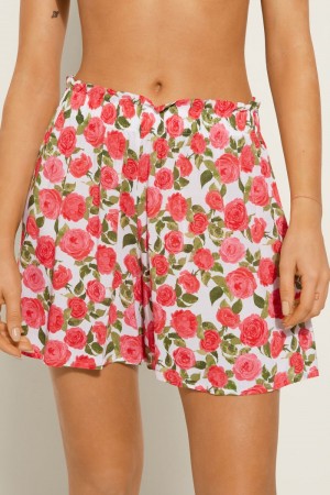 Dámské Sukně Tezenis Viscose Platene Skort Růžové | CZ-AW9123785
