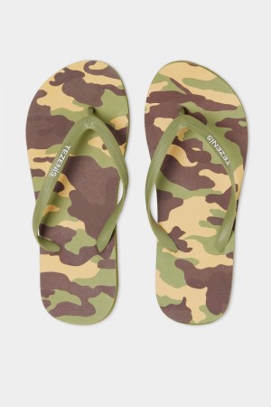 Dámské Žabky Tezenis Multi-Pattern Flip-Flops Viacfarebný Maskáčové | CZ-AD6904278