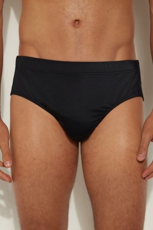 Pánské Plavky Tezenis Microfiber Bikiny Bottoms Černé | CZ-JW2416903