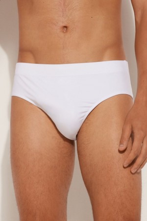 Pánské Plavky Tezenis Microfiber Bikiny Bottoms Bílé | CZ-NK5702461