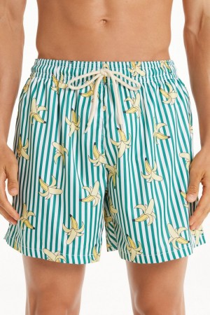 Pánské Plavky Tezenis Printed Blankyt | CZ-YW6012849