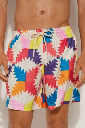 Pánské Plavky Tezenis Printed Viacfarebný | CZ-LE1843297