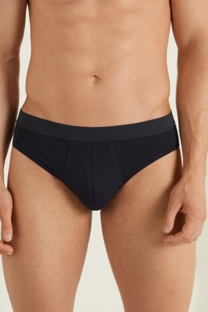 Pánské Slipy Tezenis Stretch Bavlněné Brief Blankyt | CZ-QK1569304