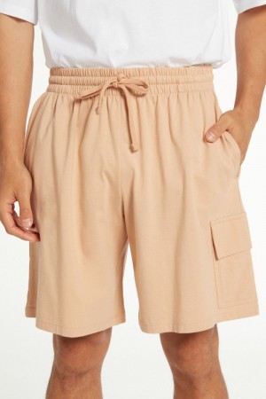 Pánské Šortky Tezenis Bavlněné with Pockets Béžový | CZ-IQ1928450